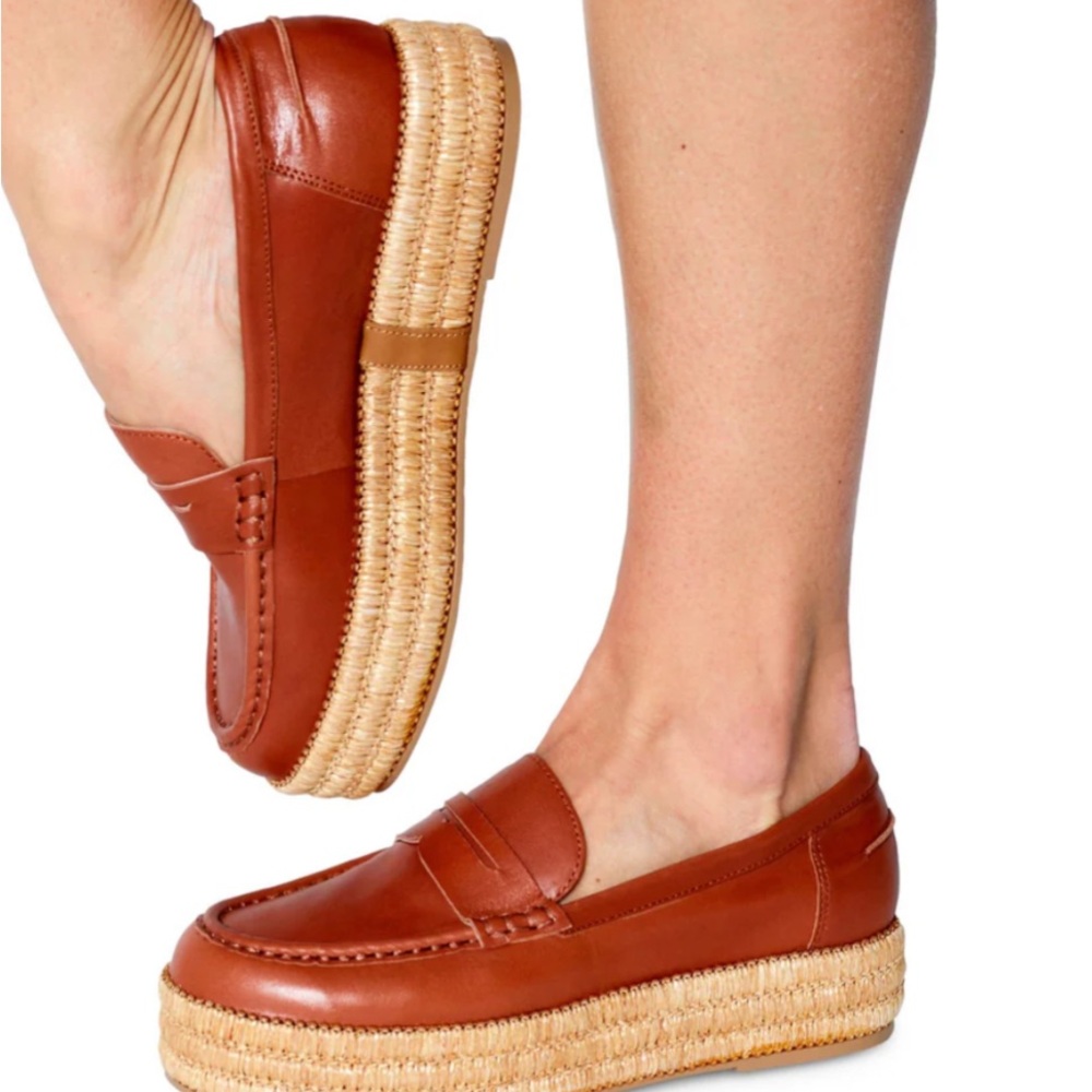 Cecilia New York Gretta platform espadrille loafers